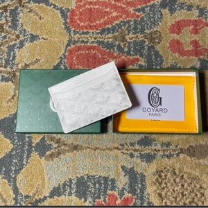 Goyard White cardholder